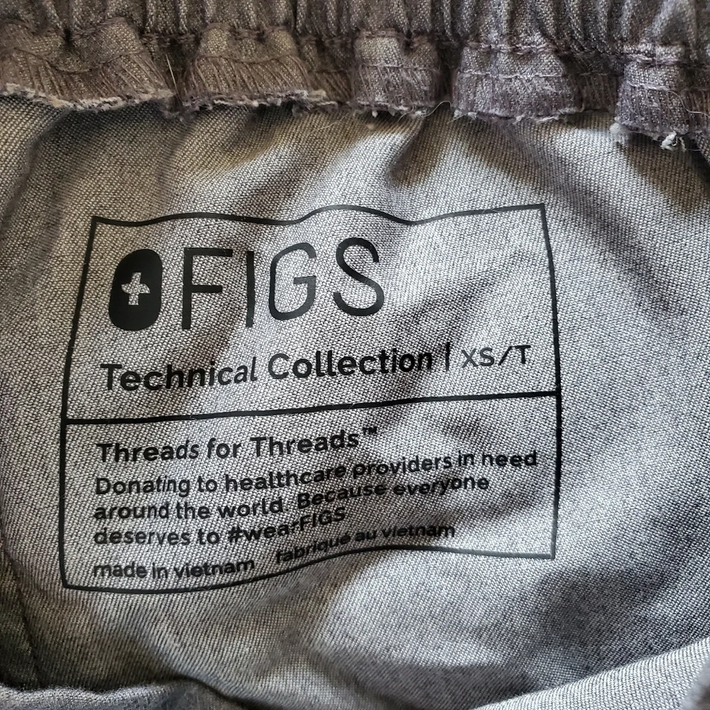Figs Straight Leg Scrub Pants. Size XS - Picture 8 of 8